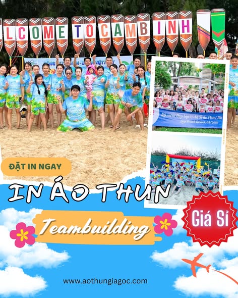 in áo thun team building